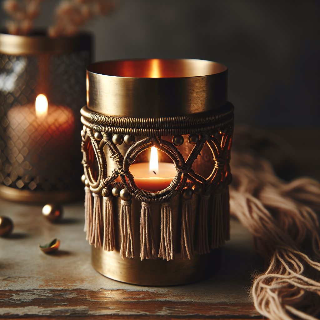 Candlelight Charm: Boho Candle Holders for a Cozy Home